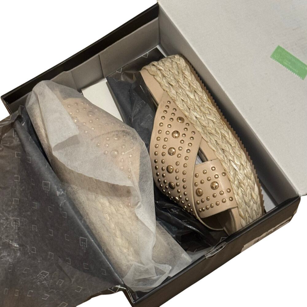 SHUSHOP Women's Beige Kaia Platform Sandals Size 8 NWT - Picture 6 of 11